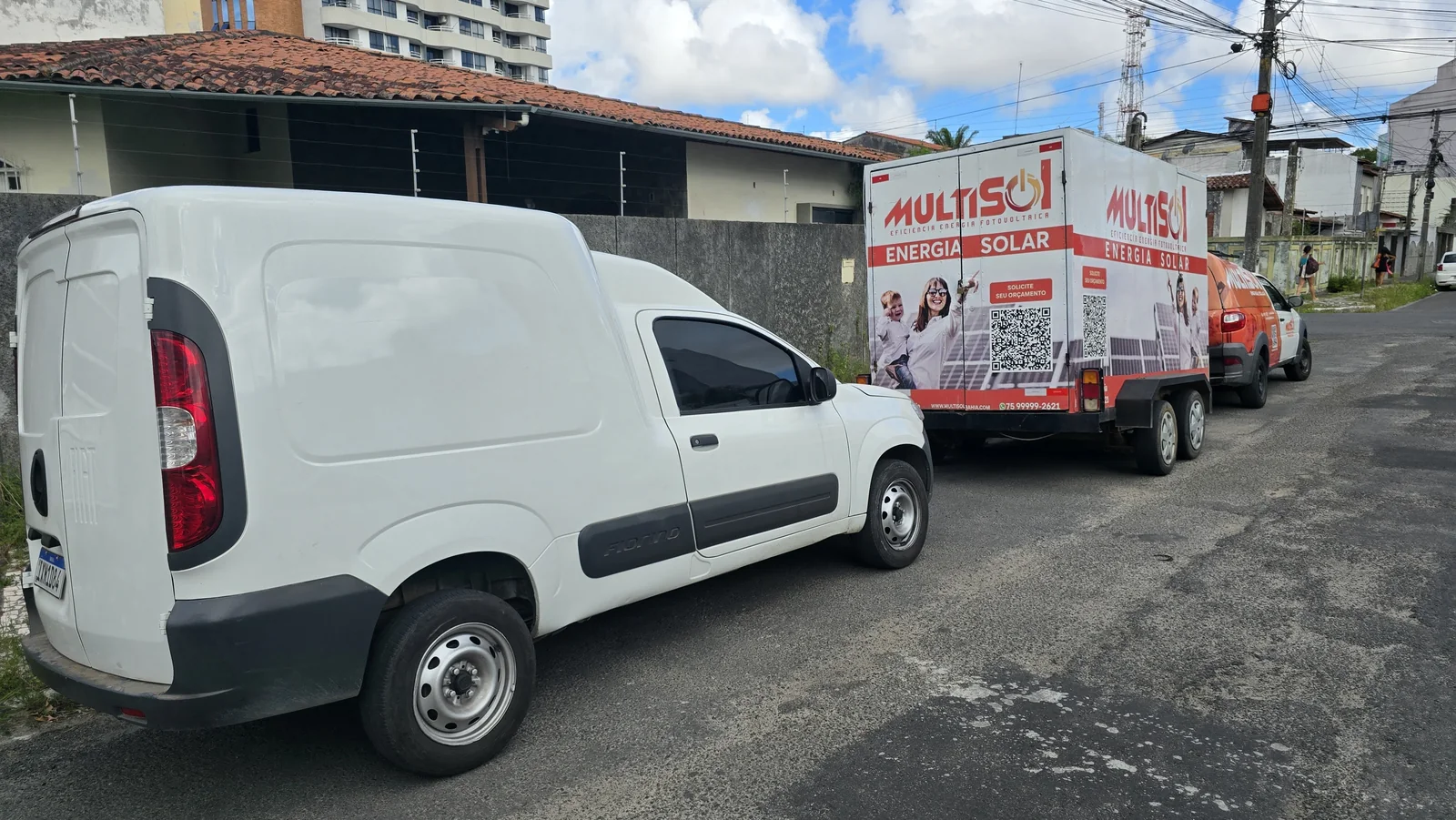 Frota técnica da MultiSol Energia Solar na Bahia